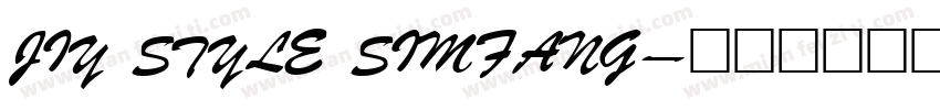 JIY STYLE SIMFANG字体转换